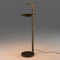RENZO SERAFINI | PRIMOPIANO BRASS SIDE TABLE WITH LED LIGHT