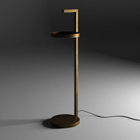 RENZO SERAFINI | PRIMOPIANO BRASS SIDE TABLE WITH LED LIGHT