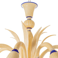 BOTTEGA VENEZIANA | FUROZ AMBRA FLORAL GLASS CHANDELIER