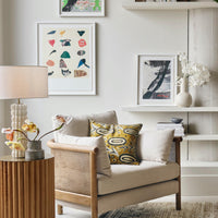 SYDNEY CANE ARMCHAIR | WASHED LINEN FLAX