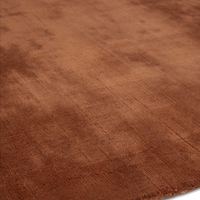 HANDLOOM CASHMERE BLEND LOW PILE RUSSET