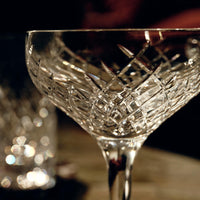 BARWELL CUT CRYSTAL CHAMPAGNE COUP | SET OF FOUR
