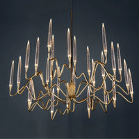 IL PEZZO MANCANTE | IL PEZZO 3 GOLD ROUND CHANDELIER