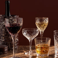 BARWELL CUT CRYSTAL ROCKS GLASS | SET OF FOUR