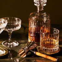 ROEBLING CUT CRYSTAL ROCKS GLASS | SET OF FOUR
