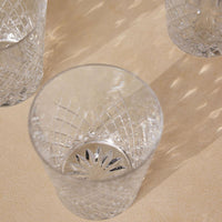 BARWELL CUT CRYSTAL ROCKS GLASS | SET OF FOUR