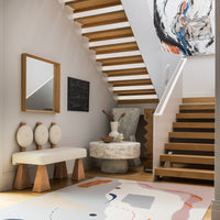 The Rug Company Future Form Dancer Handknotted Wool & Silk Rug