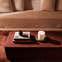HANDLOOM CASHMERE BLEND LOW PILE RUSSET