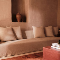 HANDLOOM CASHMERE BLEND LOW PILE RUSSET