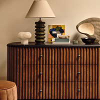 Greyson Table Lamp by Soho Home. High-gloss olive lacquered base. Antique brass details. Linen shade. Inspired by Soho House.