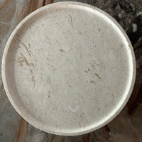 MARBLE CAKE STAND | CREAM