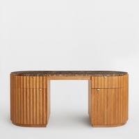 RAILTON DESK | DARK EMPERADOR MARBLE