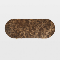 RAILTON DESK | DARK EMPERADOR MARBLE