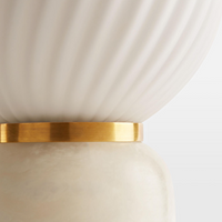 Soho Home Alabaster Swirl Table Lamp