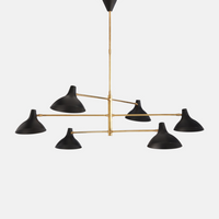 OLIVER MID CENTURY CHANDELIER
