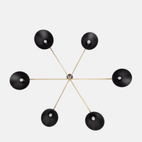 OLIVER MID CENTURY CHANDELIER