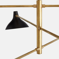 OLIVER MID CENTURY CHANDELIER