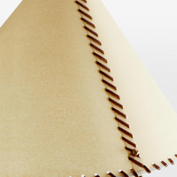 Soho Home Lina Floor Lamp. Made of leather, brass and marble