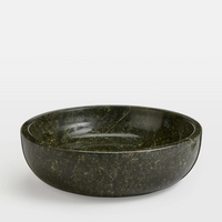 MOWBRAY MARBLE SERVING BOWL | GREEN