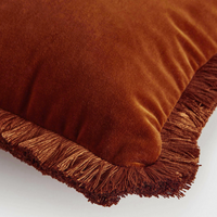 MARGEAUX OBLONG CUSHION | RUST