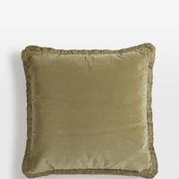 MARGEAUX LARGE SQUARE CUSHION | LICHEN