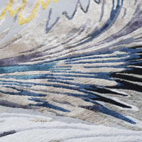 MARY KATRANTZOU | FEATHER MARBLE | MIDNIGHT
