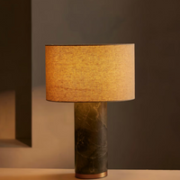 REMI STONE TABLE LAMP | BROWN MEDIUM