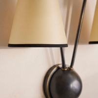 CLARK WALL LIGHT | BLACKENED BRASS