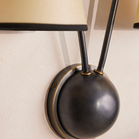CLARK WALL LIGHT | BLACKENED BRASS