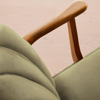 MAE BAR STOOL | LICHEN VELVET