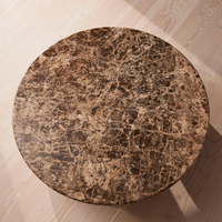 OXLEY COFFEE TABLE, LARGE | DARK EMPERADOR MARBLE
