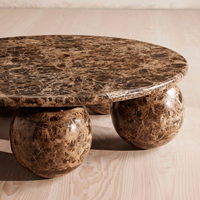 OXLEY COFFEE TABLE, LARGE | DARK EMPERADOR MARBLE