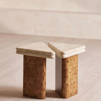 GIA SIDE TABLE SET | ROYA DIANA MARBLE