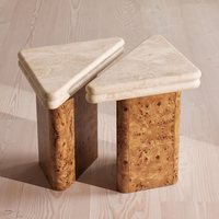 GIA SIDE TABLE SET | ROYA DIANA MARBLE
