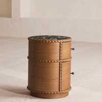 PIETRO BEDSIDE TABLE | MICHELANGELO MARBLE