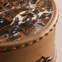 PIETRO BEDSIDE TABLE | MICHELANGELO MARBLE