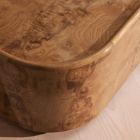 DAWSON COFFEE TABLE, OLIVE ASH BURL