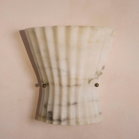 MALLORY WALL LIGHT, ALABASTER