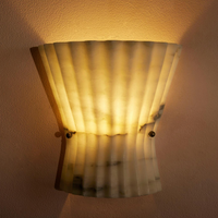 MALLORY WALL LIGHT, ALABASTER