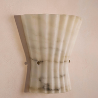 MALLORY WALL LIGHT, ALABASTER