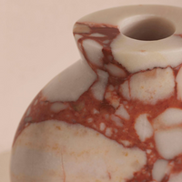 SESSO VASE, WIDE, RED BULGARI