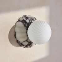FLORIA WALL LIGHT | CALACATTA VIOLA MARBLE
