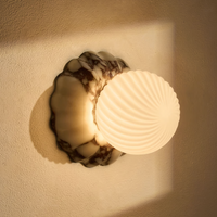 FLORIA WALL LIGHT | CALACATTA VIOLA MARBLE
