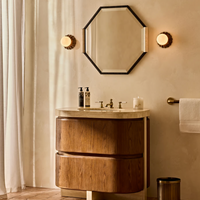 FLORIA WALL LIGHT | DARK EMPERADOR MARBLE