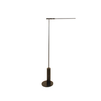 RENZO SERAFINI | LINEA RECHARGEABLE BLACK STEEL FLOOR LAMP