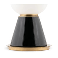 MARIONI | PALM SMALL BLACK TABLE LAMP