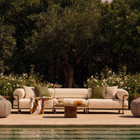GASPARD OUTDOOR SOFA | FIVE SEATER