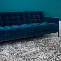 The Rug Company Alexander McQueen Monarch Smoke Rug Handknotted Silk