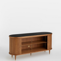 NORA TAMBOUR SIDEBOARD | BLACK MARQUINA MARBLE
