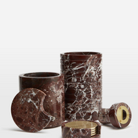 PAVEL RED MARBEL ICE BUCKET